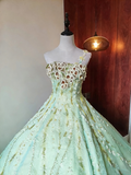 Charming Prom Dress One Shoulder Pleated Tulle Ball Gown Evening Dress Quinceanera Dress Birthday Party Outfits HZ0319