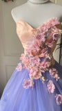 Beauty Prom Dress Sweetheart Tulle Pleated Ball Gown Evening Dress Birthday Party Outfits HZ0319