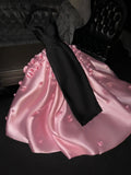 New Design Prom Dress V-neck Pleated Ball Gown Evening Dress Quinceanera Dress HZ0319