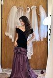 Elegant Prom Dress Off Shoulder Pleated Mermaid Gala Dress Evening Dress Formal Dress HZ0319