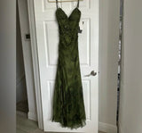 Gorgeous Prom Dress Spaghetti Straps Print Evening Dress Gala Dress Party Dress HZ0319