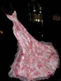 Newest Prom Dress Spaghetti Straps Print Birthday Party Dress Evening Dress HZ0319