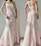 Beauty Prom Dress Strapless Tulle Gala Dress Evening Dress Formal Dress HZ0319