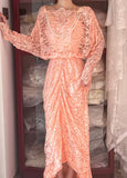 Stunning Prom Dress Square Neck Pleated Birthday Party Dress Evening Dress Formal Dress HZ0319