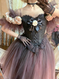Stunning Prom Dress Off Shoulder Pleated Tulle Birthday Party Dress Evening Dress Formal Dress HZ0319