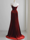Elegant Prom Dress Strapless Pleated Gala Dress Evening Dress Formal Dress HZ0319