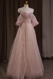 Elelgant Prom Dress Off Shoulder Tulle Gala Dress Evening Dress Formal Dress HZ0319