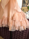 Vintage Champagne Sweetheart Halter Dress Design A-line Chiffon Party Dress Homecoming Dress HZ0319