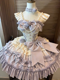 Cute Bow Decoration A-Line Tiered Design Party Dress Homecoming Dress HZ0319