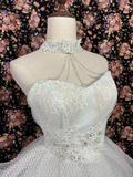 Vintage Sweetheart Applique Beaded Strapless A-Line Elegant Chiffon Tiered Homecoming Dress Evening Dress Prom Dresses HZ0319